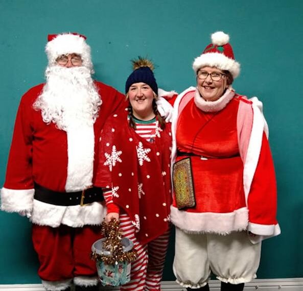 Doorstep Santa proves a hit…