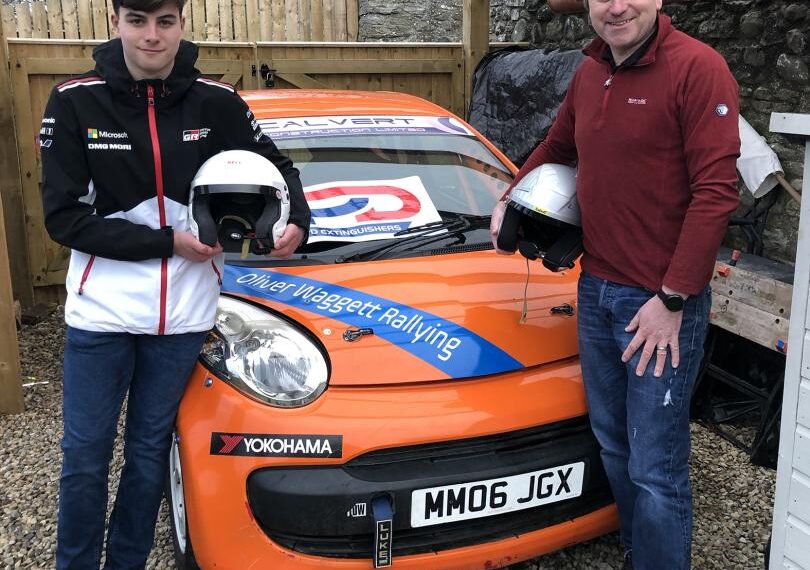 Life in the fast lane for teenage rally driver
