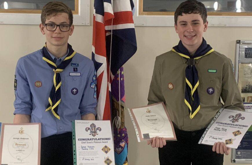 More Scouting success for George…