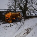 Storm Eunice brings snow to Teesdale