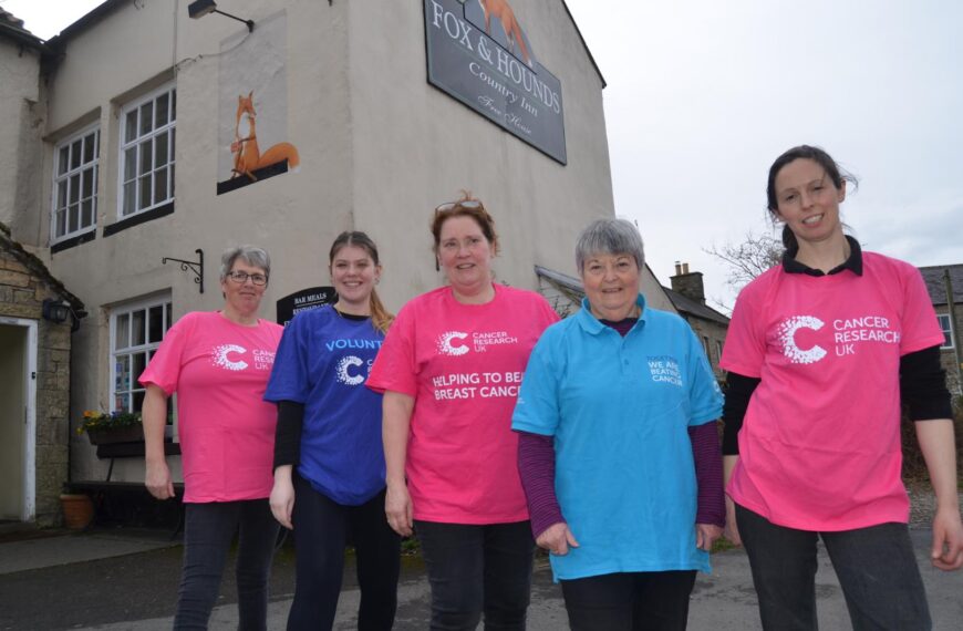 Staff step out to raise…