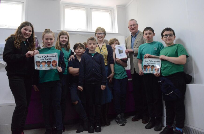 Toilet roll fun leaves pupils flushed with success