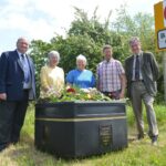 Flowers brighten up town entrances