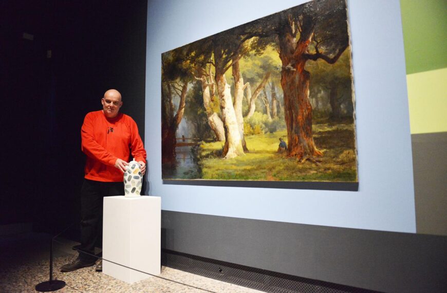 Ancient and modern meet in a blaze of colour for exhibition