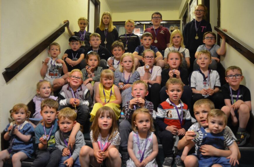 Jubilee medals for village children