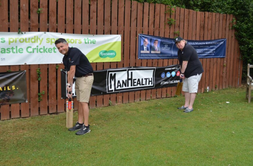 Charity cricket match to support ManHealth group