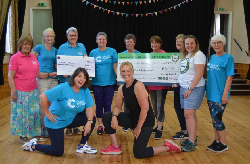 Fun zumba event raises cash…