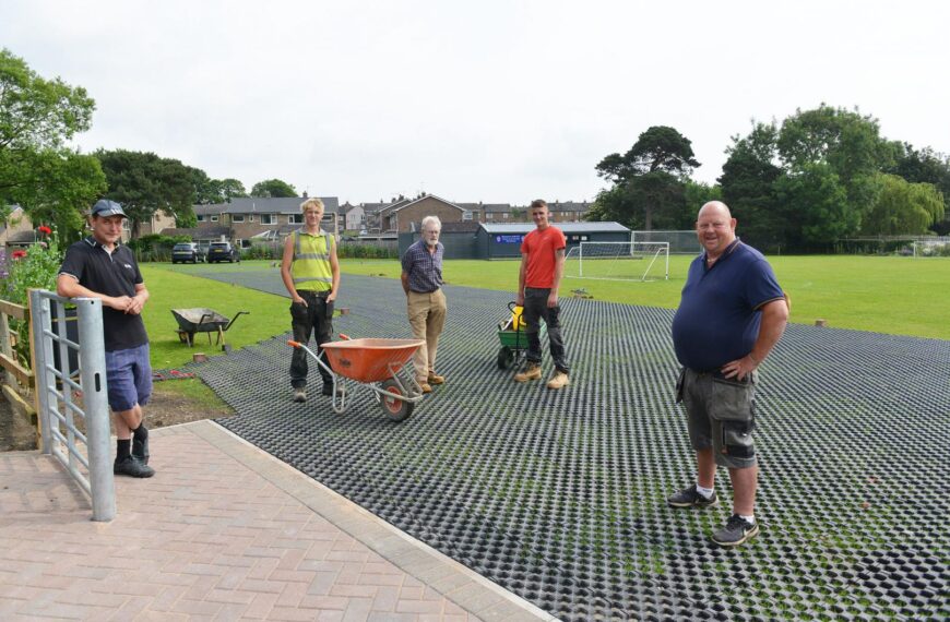£15k upgrade to car park…