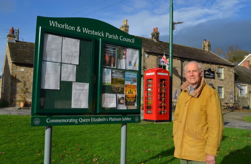 Relocated noticeboard will keep villagers…