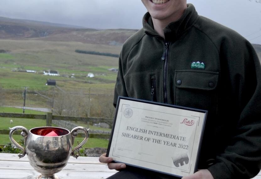 Shear joy for young farmer…