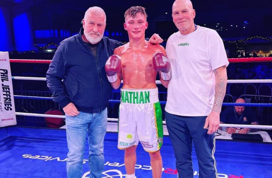 Boxer Nathan chalks up a…