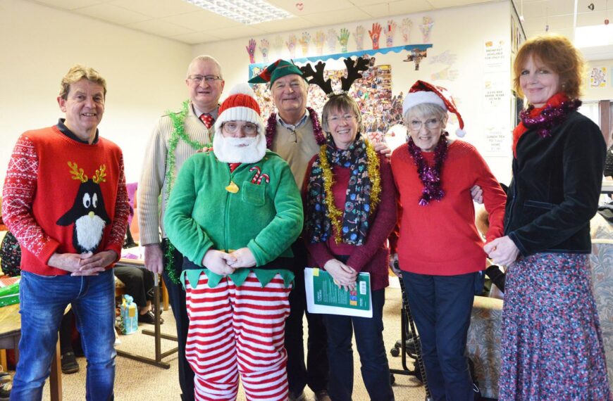 Bringing Christmas cheer to day…