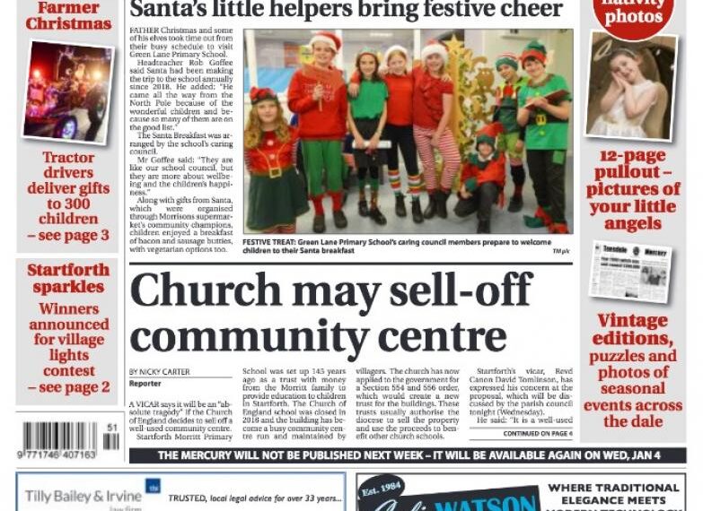 It’s the Teesdale Mercury’s special…