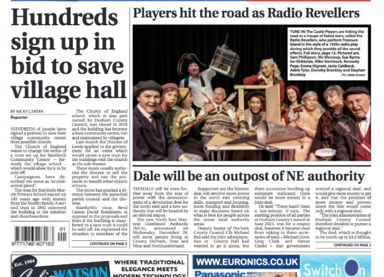 This week’s Teesdale Mercury, out&hellip;