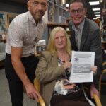 Furniture store staff step out to help&hellip;