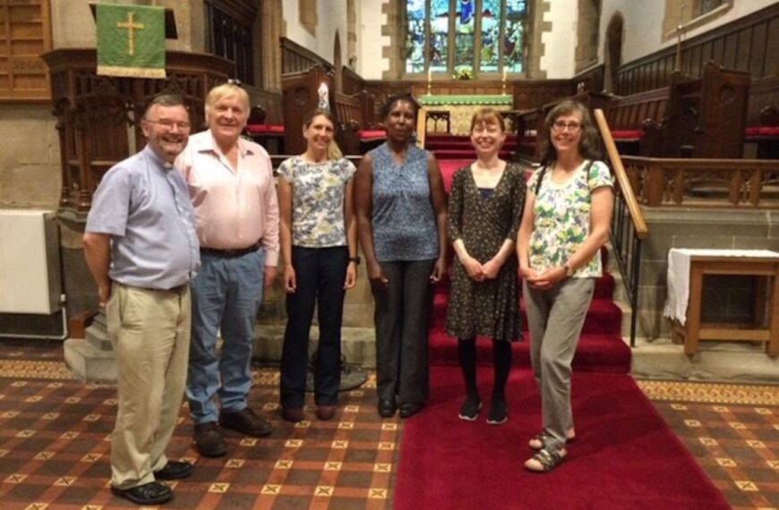 Newly-commissioned parish nurse Gladys to&hellip;