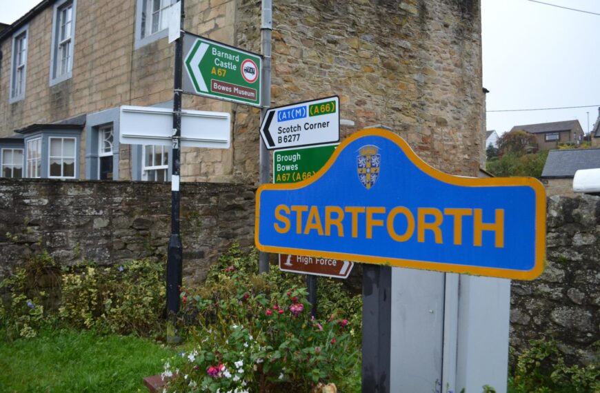 Sign to say Startforth never&hellip;