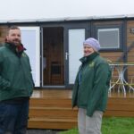 Upcycled holiday park is on the right…