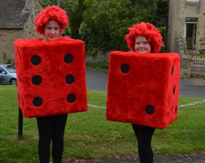 Queen Amy leads village parade&hellip;