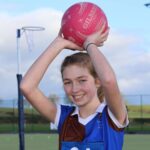 Annabel scores goal of netball squad