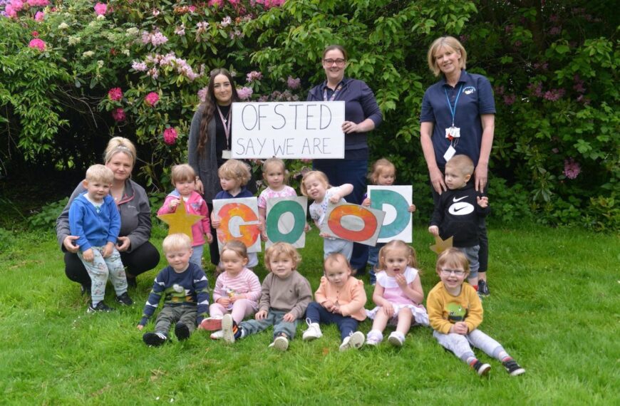 Dale nursery earns top marks from Ofsted