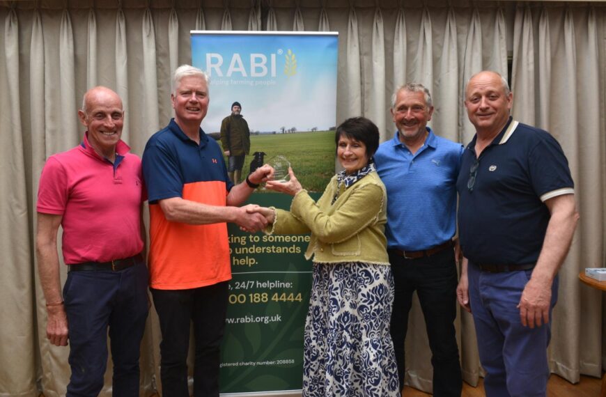 Golfers tee off in aid of farming charity