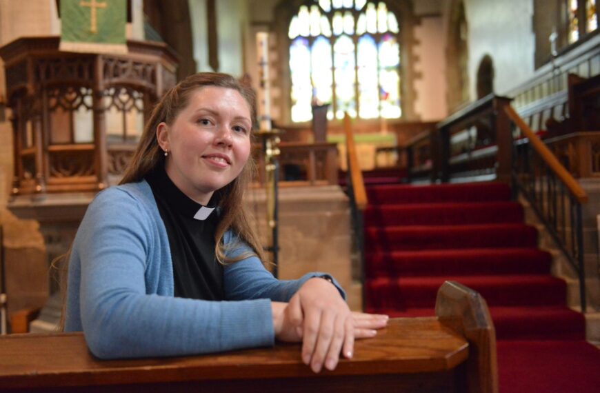 Barney’s new curate has found her place