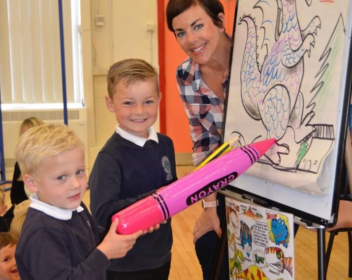 Author inspires Middleton-in-Teesdale primary pupils