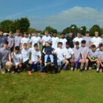 George joins his mates for fun day