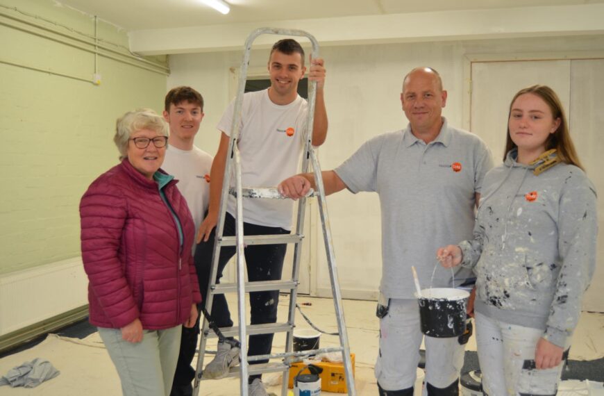 Trainees help transform parish hall&hellip;