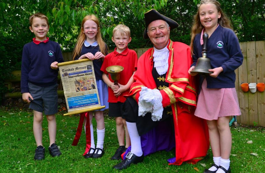 Town crier cuts a dash&hellip;