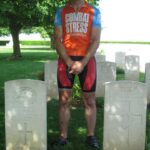 Reunited: Mark lays gran’s ashes at hubby’s&hellip;