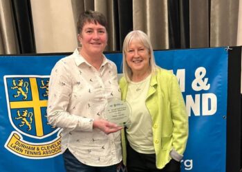 Teesdale tennis stalwart Pauline Connelly served up top honour