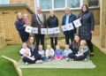 Nursery celebrates inspection report and new £40k garden area