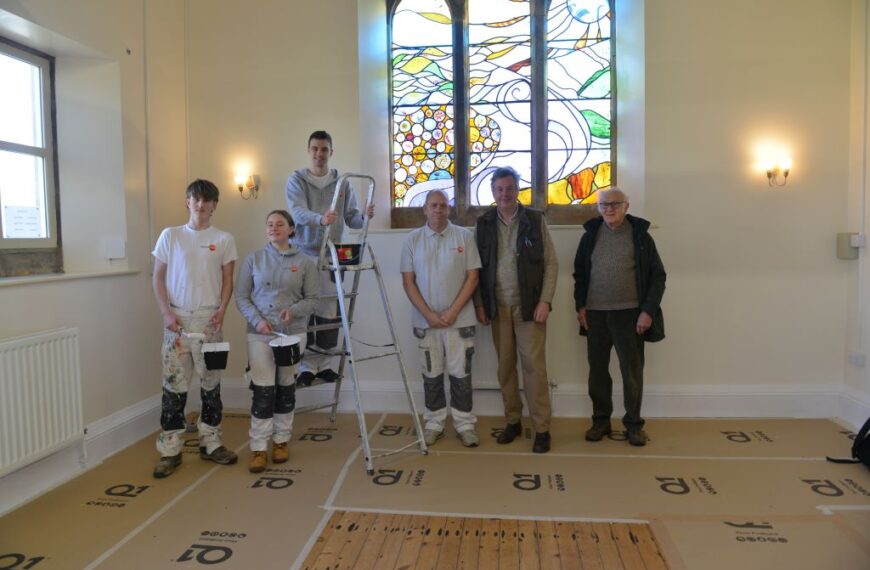 Students spruce up hall for&hellip;