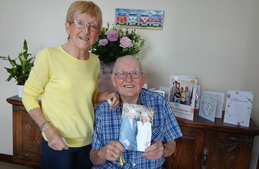 Couple celebrate 60th wedding anniversary