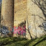 Cockfield Fell’s Lands Viaduct defaced by graffiti