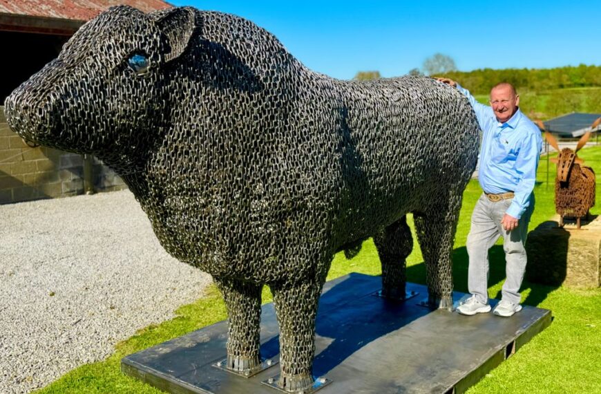 County Durham farmer’s sculpture to visit Jeremy Clarkson’s Diddly Squat
