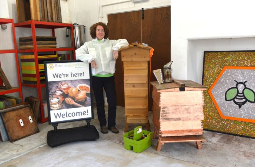 Queen bee Pamela creates a buzz with new workshop