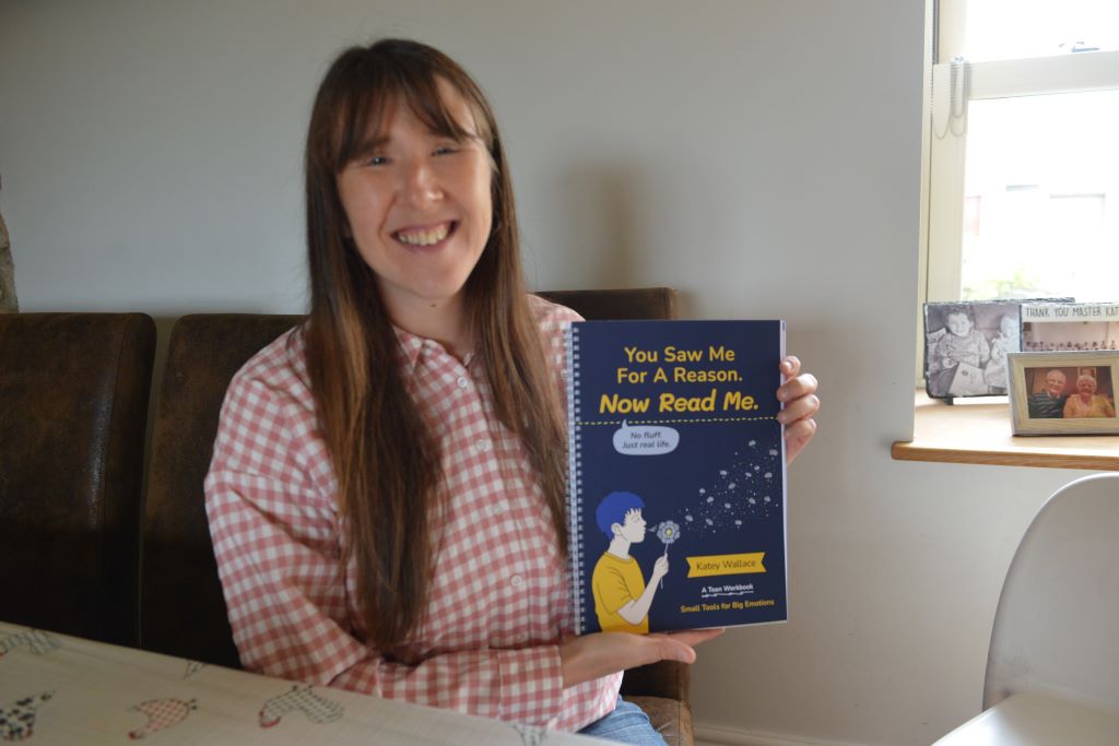 Katey’s book aims to ease teenagers’ worries
