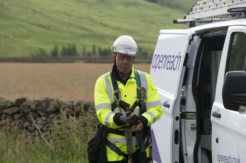 Work starts to install full-fibre internet in…