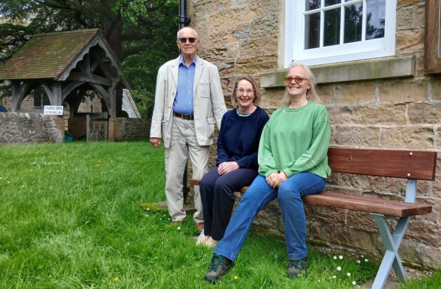 New village bench is bridge to its past