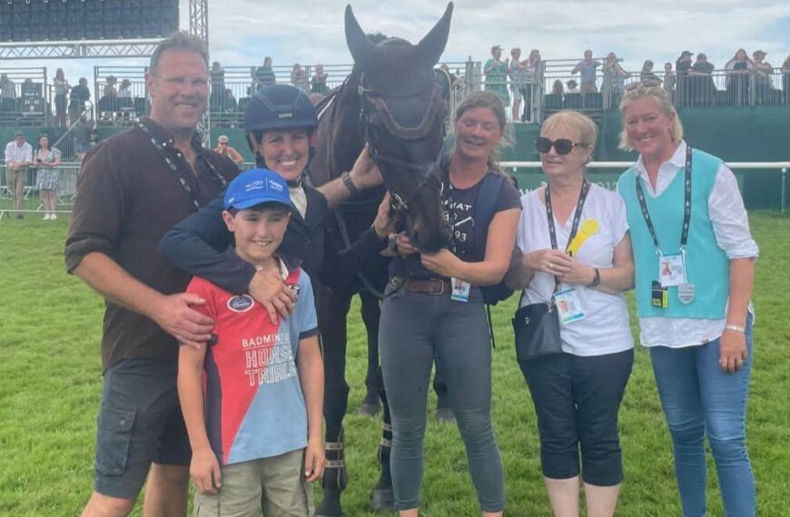 Barnard Castle’s Katie Magee is riding high after Burghley Horse Trials success