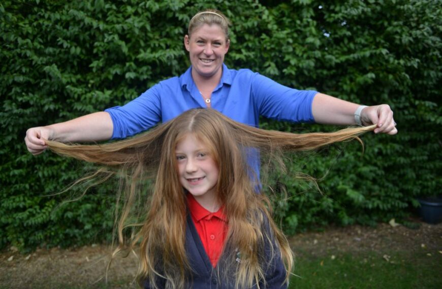 Sophie’s big chop for charity