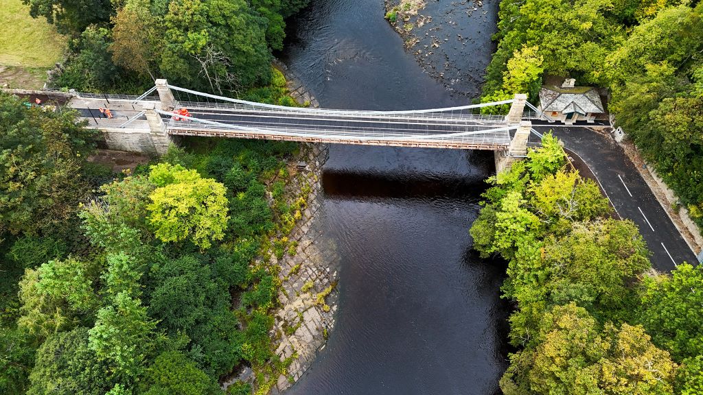 Whorlton Bridge to reopen after 2,621 days