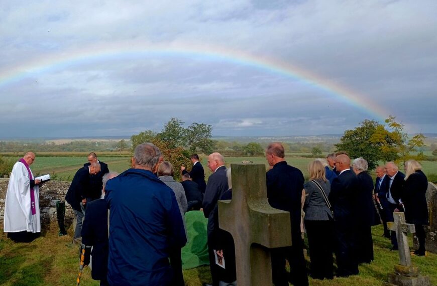 Poignant finale for Doug Anderson’s funeral