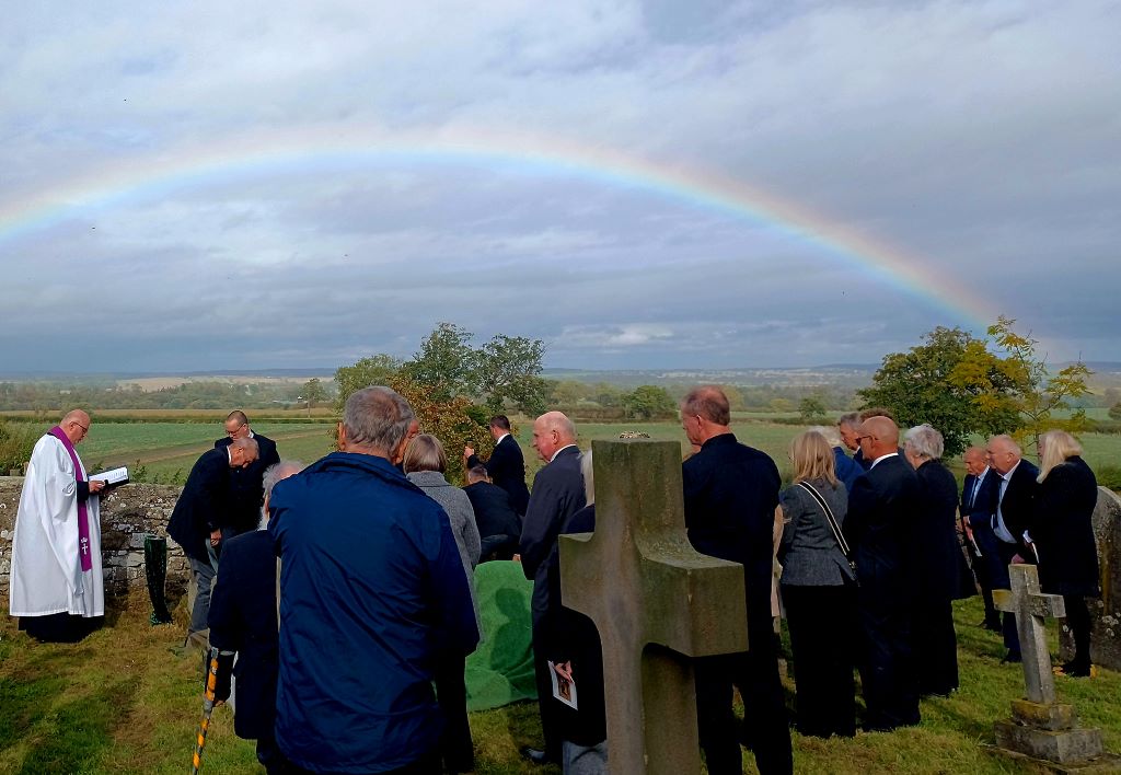 Poignant finale for Doug Anderson’s funeral